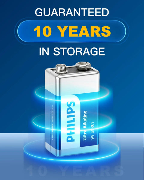 9V Battery For Smoke Alarms And CO Detectors Durable 9 Volt Power For Office Equipment Wireless Mics And More Child Safe