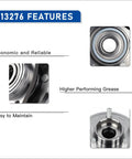 Set Of 2 Front Wheel Hub Bearing Assemblies With ABS For Five Lug SUVs Features Detail View
