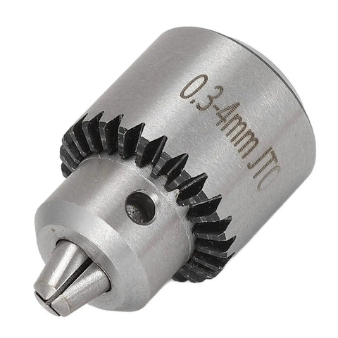 Versatile Mini Drill Chuck With 1/8 Inch Shaft For Lathes And Electric Drills Including Chuck Key, Built Tough From Carbon Steel And Brass