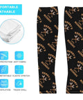 Top Tier Cooling Arm Sleeves In Breezy Ice Silk For Men And Women Featuring Secure Anti Slip Thumb Loops To Keep Your Gear Locked, black with wrench design.