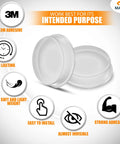 Soft Close Cabinet Bumpers Kit 128 Pieces For Noise Dampening And Surface Protection Clear Self Adhesive Rubber Pads display