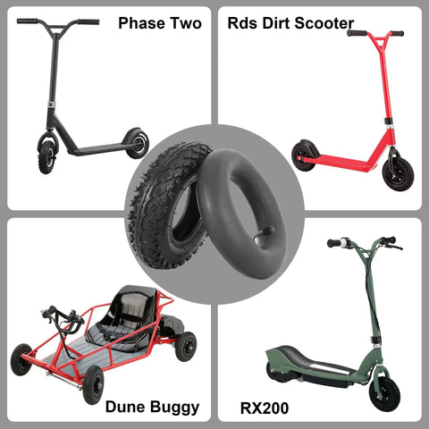 Tear Up Trails With This Rock Solid 200X50 Dirt Scooter Knobby Tire Inner Tube 8X2 Off Road Go Kart Replacement Block Tread For Dune Buggy RZ Phase Two Rx200