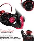Travel Ready High Carbon Fiber Telescopic Fishing Rod And 12 Plus 1 Full Metal Spinning Reel Combo with X Warp Pattern Design