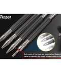 Heavy Duty Spring Nail Set With Heat Treated Steel And Accurate Size Marked Punches. Set with marked sizes for easy identification.