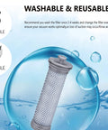 Image of washable and reusable A10 A11 filter replacement for A10 A11 Hero Master Pure One S11 S12 X cordless vacuums with water droplets