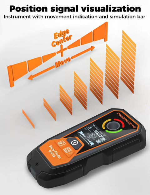 Beat The Guesswork With This Heavy Duty Rechargeable 6 In 1 Stud Finder And Wall Scanner Detects Wood Metal Live Electrical Wires USB Charging High Range Depth Gauge For Pro Diy Renovations