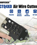 Heavy Duty Pneumatic Cutting Nipper Built Tough With Aluminum Housing And Forged Alloy Steel Blades For Faster Wire Snipping and zero sweat operation on active job sites always cutting wire mesh.