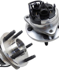 Front Wheel Hub Bearing Assembly For 5 Lug Vehicles Compatible With Malibu 2004 2012 Cobalt 2008 2010 HHR 2008 2010 G6 2005 2010 Saturn Aura 2007 2009 With ABS Replacement 513214
