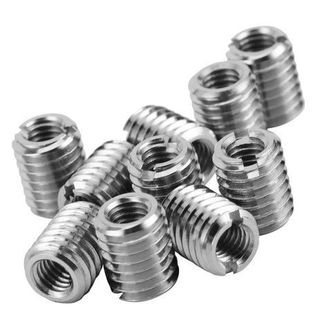 Top Notch Pocreation 10 Piece Inner Thread Inserts Kit Made From Heavy Duty 303 Stainless Steel For Fast And Reliable Hole Repair Tools That Get The Job Done Right Every Single Time Without Any Hassle. 10-piece 303 stainless steel thread inserts for hole repair