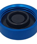 Aluminum Brake Master Cylinder Reservoir Cap Replacement For Ford F-Series Transit Fusion Edge And Lincoln Vehicles, blue anodized cap