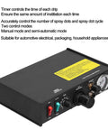 Semi Automatic Glue Dispenser Machine DC 24V With Digital Display Solder Paste Dropper front view showing controls