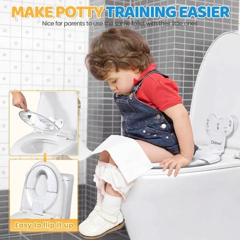 Hella Grippy And Super Chill Toddler Potty Training Seat With Strong Suction Cups Fits Elongated Oval Toilets Easy Travel Ready Foldable Design Keeps Little Ones Secure All Day Long