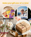 Super Slick Manual 3D Embossing Label Maker With Tape Roll inkless labels on greeting cards, photos, and gift wrapping.