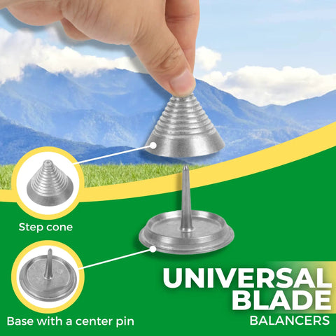 Two Pack Metal Blade Balancers For Lawn Mower After Sharpening Universal Design Keeps Blades Balanced And Aligned For Safe Even Cuts