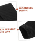 Heavy Duty Cut Resistant Arm Sleeves For Welding And Yard Work Shield Forearms From Gnarly Cuts And Scrapes In Durable Pe Blend close-up of ergonomic design and soft skin-friendly texture.