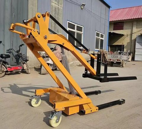 Heavy Duty Electric Articulated Forklift With No Sweat Grab Clamp And Hook Swap Built Like Steel Tank 1100 Lb Capacity Smooth Operator 82 Inch Lift For Cramped Warehouses