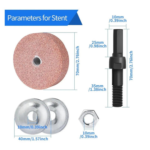 Get That Metal Sparkling Smooth With This Awesome 3 Inch Silicone Carbon Grinding And Polishing Wheel For Surface Treatment Round Head Design Fits Mold Machines Perfect For Diy Pros, featuring a round grinding wheel and hardware.