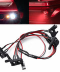 LED Lights Kit For RC Crawler Redcat Ascent 18 One Eighteen Scale With Front Spotlight And Taillights 3D Printed Resin Housing