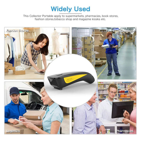 Compact Bluetooth Barcode Scanner For 1D And 2D Codes, Mini Wireless USB Cordless Reader with environments like retail and warehouse