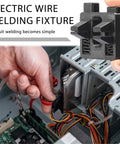 2 Pack Electric Wire Welding Fixture And Soldering Clamp For MIG TIG And Spot Welding, precise wire holding shown