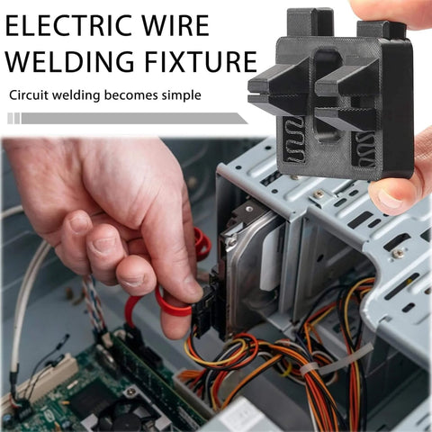 2 Pack Electric Wire Welding Fixture And Soldering Clamp For MIG TIG And Spot Welding, precise wire holding shown