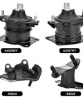 Honda Accord 3.0L Engine Motor Mount Set Six Piece Drop In Ready Replacement Kit for Auto Transmission Fits 2003 2007 Includes Front Rear Upper Mounts A4526HY A4527HY A4524 A4525