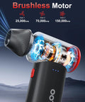 F3 Electric Air Duster Three Gear Power, 150000 RPM High Speed Blower For PC Keyboard Car And More, 5000mAh Battery, brushless motor