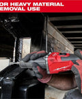 Pro Grade Cordless One Quarter Inch Die Grinder Equipped With A Rock Solid Brushless Motor for heavy material removal on metal.