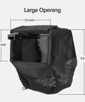 Heat Resistant Brass Shell Catcher With Quick Release Zipper And Picatinny Rail Mount dimensions and heat-safe mesh