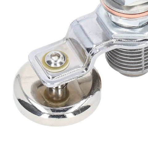 Heavy Duty Magnetic Welding Ground Clamp With Big Suction Surface And Thickened Brass Nose For Super Secure Bonding And Strong Grip During Any Hardcore Job close-up of strong brass nose and suction surface.