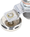 Heavy Duty Magnetic Grounding Clamp For Welding With Super Strong Suction and Durable Brass Nose Head, close-up of the brass attachment.