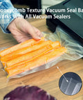 Heavy Duty Vacuum Sealer Bags Go To Food Storage, Pre Cut 4x6 Inch Sealable Bags, Boil Safe To 280F, Freezable, Reusable And Resizable, Clear Heat Seal Pouches, 100 Count in use sealing corn.