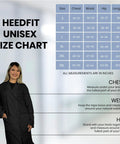 Size chart for Personalized Black Lab Coat For Men And Women, Unisex Medical Lab Coat With Embroidery.