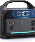On The Go Portable Power Station 300W 192Wh LiFePO4 Battery Solar Generator with 110V AC Outlet and 8 Ports display