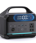 Portable Power Station 192Wh LiFePO4 Battery Solar Generator With 300W Continuous Power 600W Peak Dual AC Outlets front view