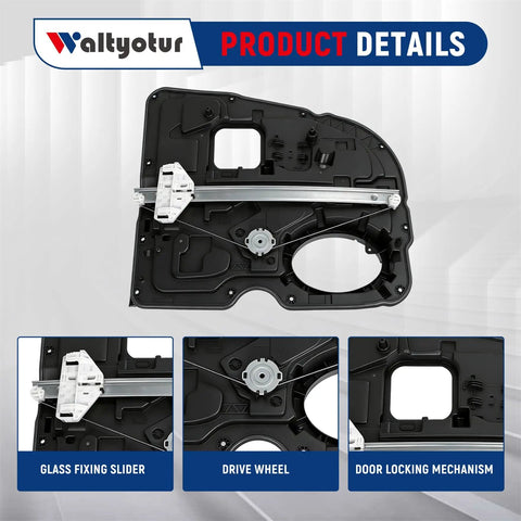 Rear Left Window Regulator Without Motor For Ram 1500 Classic Driver Side Replacement Fits 2009 2020 Easy Install Smooth Power Window Lift