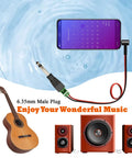Built Tough Pro Grade One Quarter Inch Ts Mono Male To Two Pin Female Screw Terminal Block Adapter For Speaker Cable And Amplifier Microphone 6.35Mm in use with guitar and speakers.
