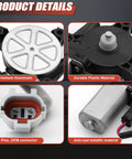 Rock Solid Power Window Lift Motor Sweet Deal Fit For 2011 To 2016 Hyundai Elantra showing aluminum parts, plastic connectors, and anti-rust design.