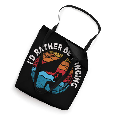 I'd Rather Be Winging Wing Foil Wingsurfing Tote Bag For Wingboard Gear, 16 By 16 Inch Beach Carryall, Durable Water Sports Tote For Coaches And Fans