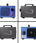 High Capacity Ozone Generator For Odor Elimination In Homes, Cars, And Pets Up To 2000 Sq Ft, shown from various angles.