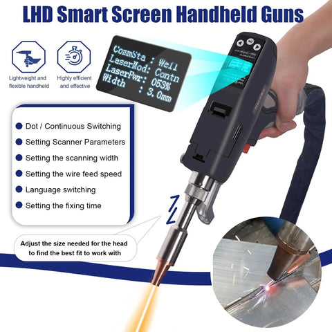 4 In 1 Beast Fiber Laser Welding Cleaning Cutting Soldering Machine With Auto Wire Feeder featuring handheld welding gun