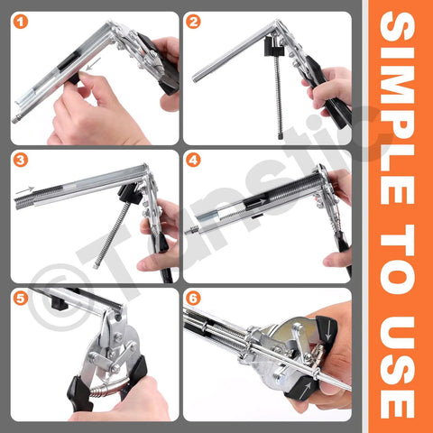 Built Tough Type M Hog Ring Clips And M Nails 3000 Pcs Zinc Plated Aluminum Upholstery Staples for easy loading and use.