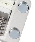 Close-up of Heavy Duty Soldering Station Wire Clamp Made From 6061 Aluminum Welding Vice for precise PCB clamping.