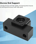 Ball Screw End Support Bearing Block Set For SFU1604 SFU1605 SFU1610 Ballscrew And Carbon Steel C7 Precision Mount For CNC
