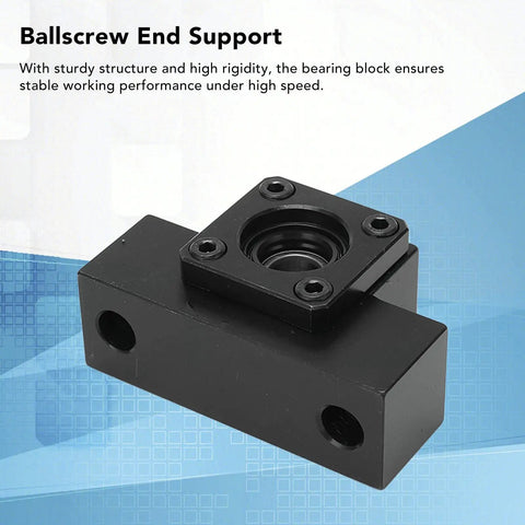 Ball Screw End Support Bearing Block Set For SFU1604 SFU1605 SFU1610 Ballscrew And Carbon Steel C7 Precision Mount For CNC