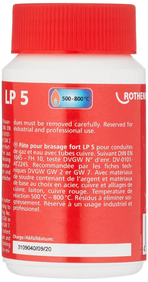 LP 5 Plumbing Sealant Paste In Plastic Bottle 160 Gr For Quick Set Pipe Joints And Gas Lines DIY Friendly