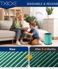 Heavy Duty Replacement Filter Kit For 5 To 20 Gallon Wet Dry Vacuums Includes VF6000 Filter Foam Sleeve And Brush Pack with family in living room
