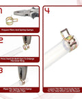 Steps to use 75 Piece Spring Hose Clamp Set For 6 To 10mm Tubing In Galvanized Carbon Steel Heavy Duty Fuel Line Clamps