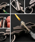 Infinity Lighter Multitool Keychain With Bottle Opener And Waterproof Windproof Permanent Match for Camping and Survival