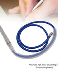 Top Shelf Pneumatic Air Pencil Die Grinder 70000 RPM Rotary Engraving Pen with blue hose for precision grinding